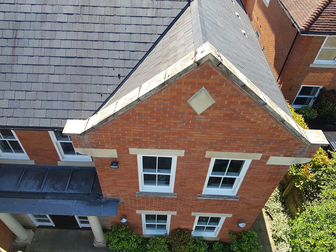 Domestic stone cleaning middle photo before