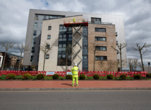 Commercial render cleaning